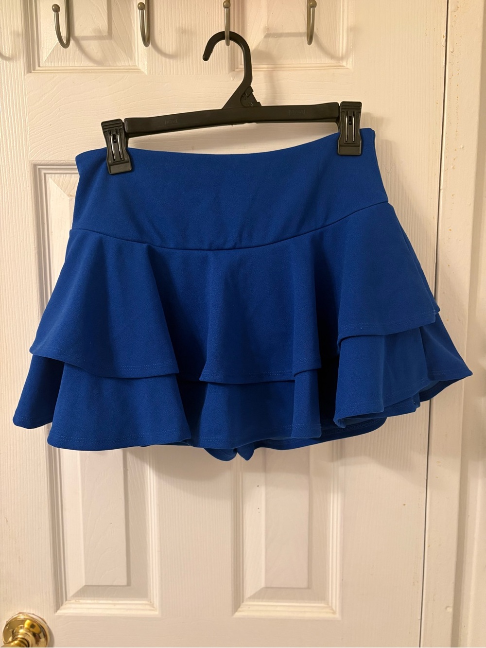 love J Royal Blue Layered Mini Skort